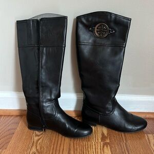 Almost new black riding boots